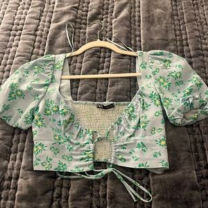 NEVER WORN ZARA CROP TOP